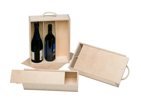 caja madera para botella de vino